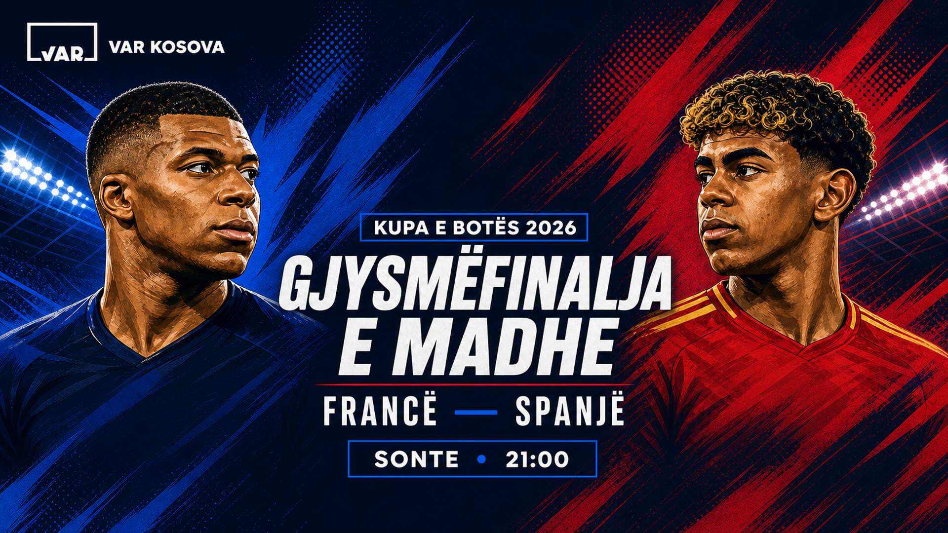 Spanja e mbyll në epërsi pjesën e parë ndaj Francës