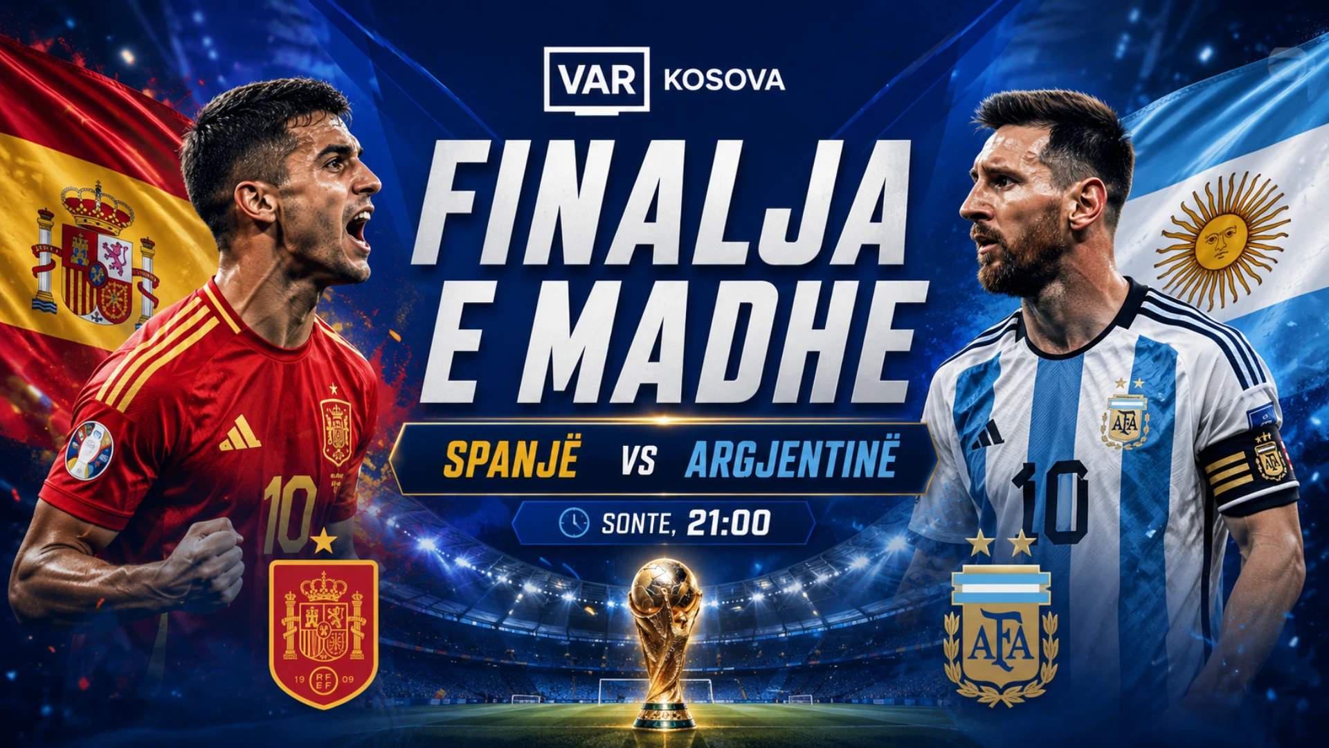 Live🔴 Spanjë vs Argjentinë