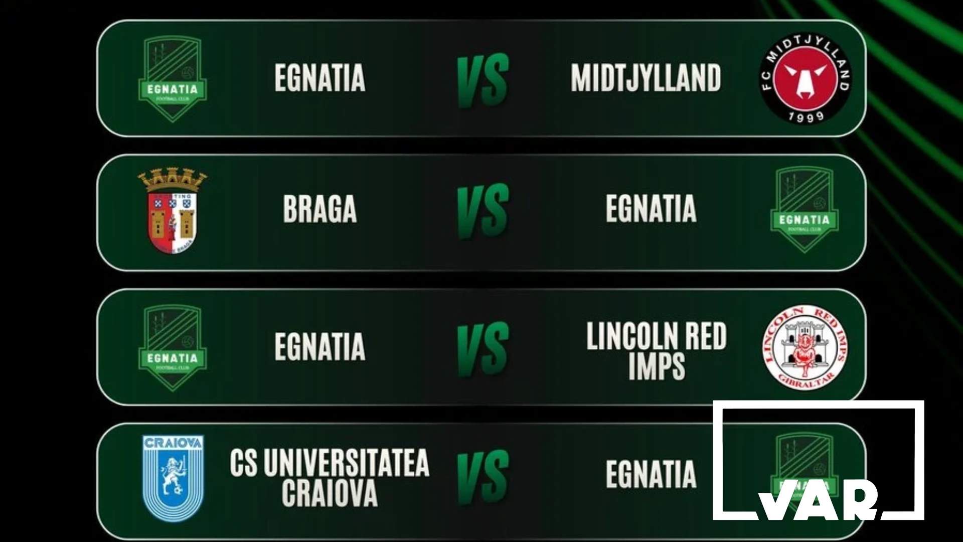 Egnatia mëson kundërshtarët në Conference League – short interesant për kampionen e Shqipërisë