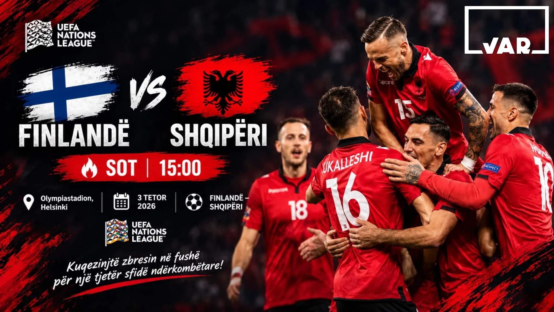 Nuk ka kthim pas! Shqipëria luan sot për kreun e grupit përballë Finlandës