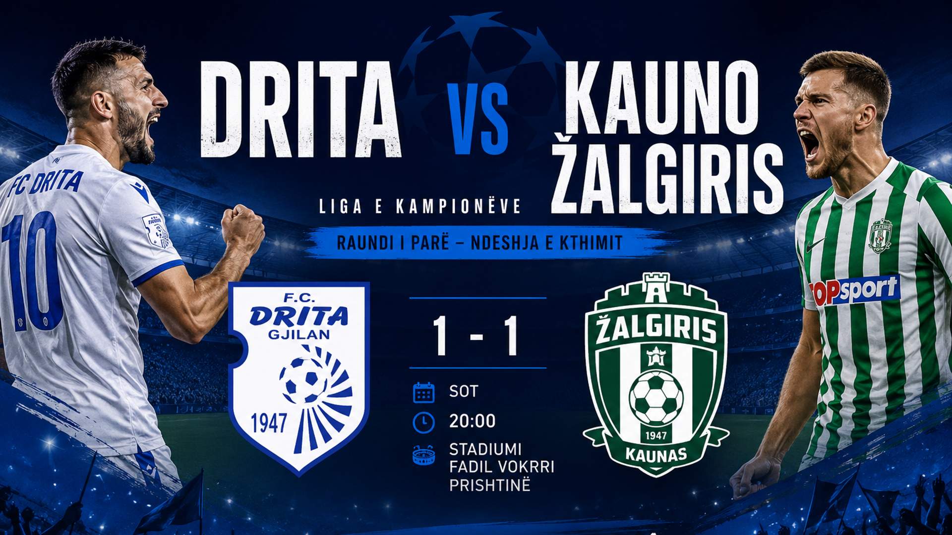 Live🔴Drita – Kauno Žalgiris