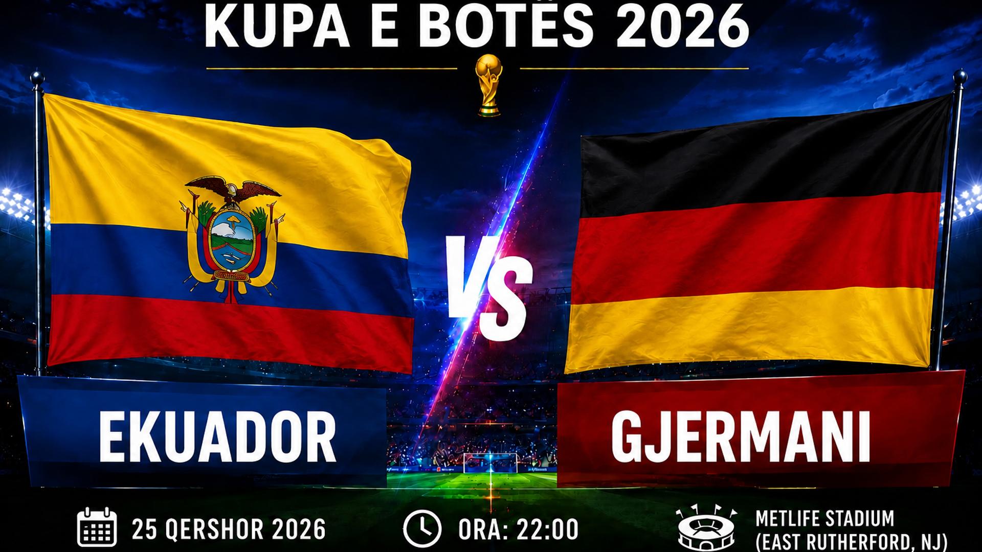 Ekuadori sfidon Gjermaninë për mbijetesë në botëror