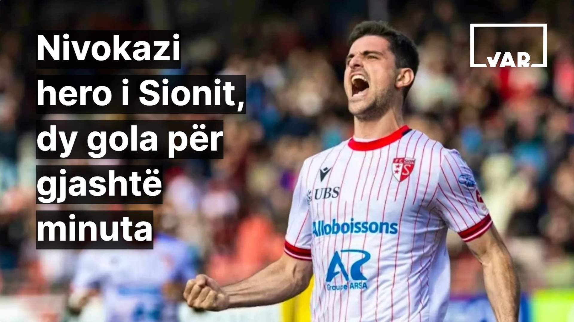 Nivokazi futet nga banka dhe përmbys ndeshjen me dy gola, Sioni triumfon 5:2