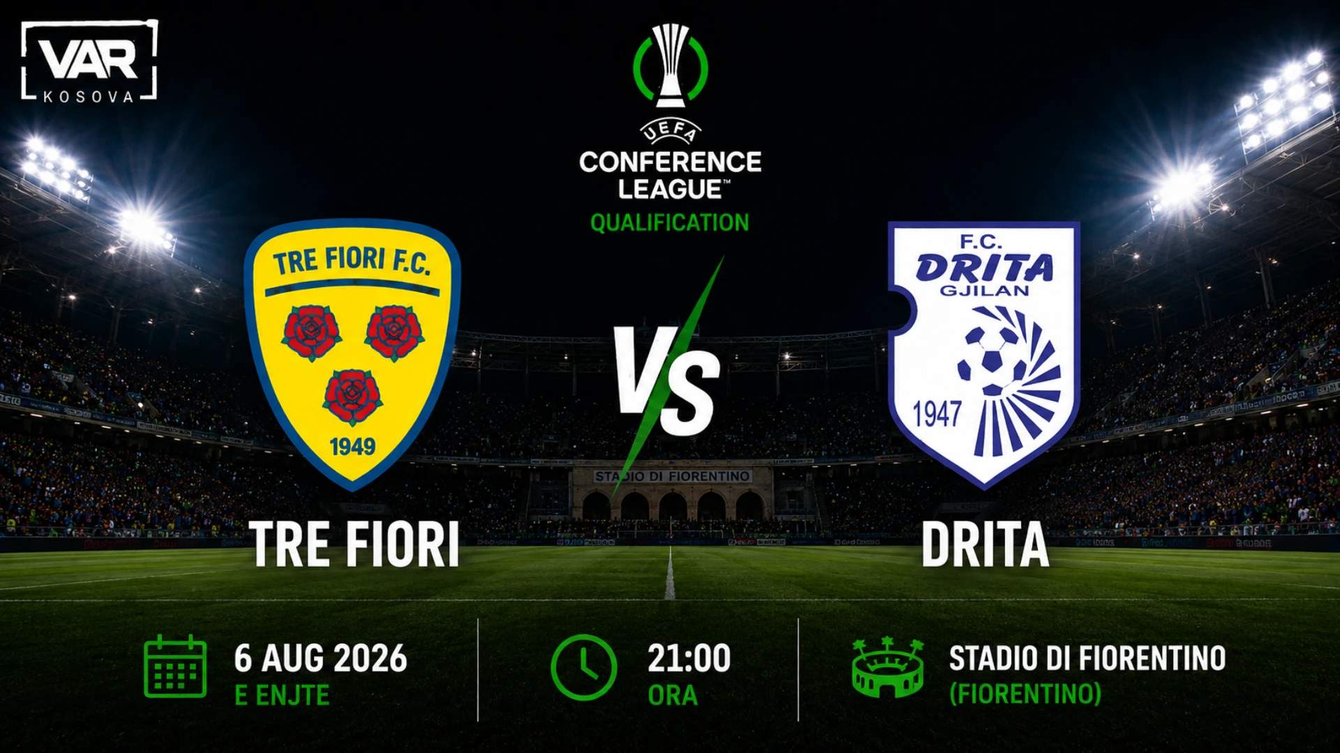 LIVE: Tre Fiori vs Drita