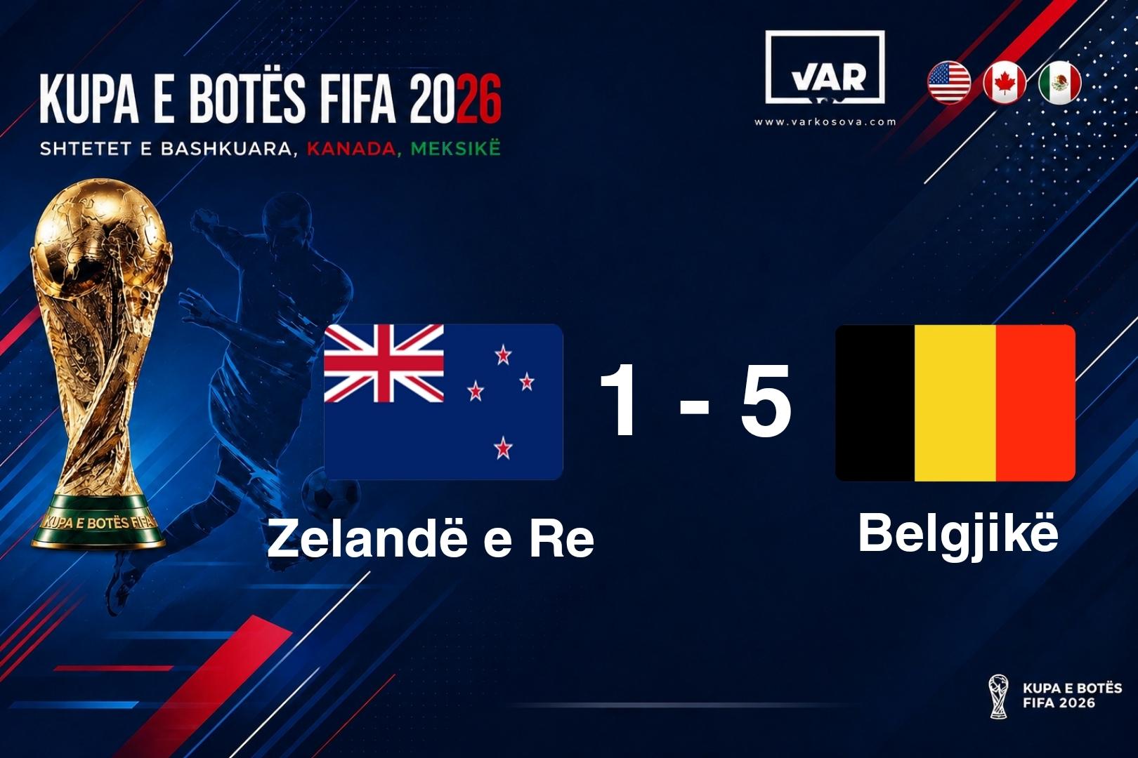 'Reshje golash' në ndeshjen Zelandën e Re - Belgjikë