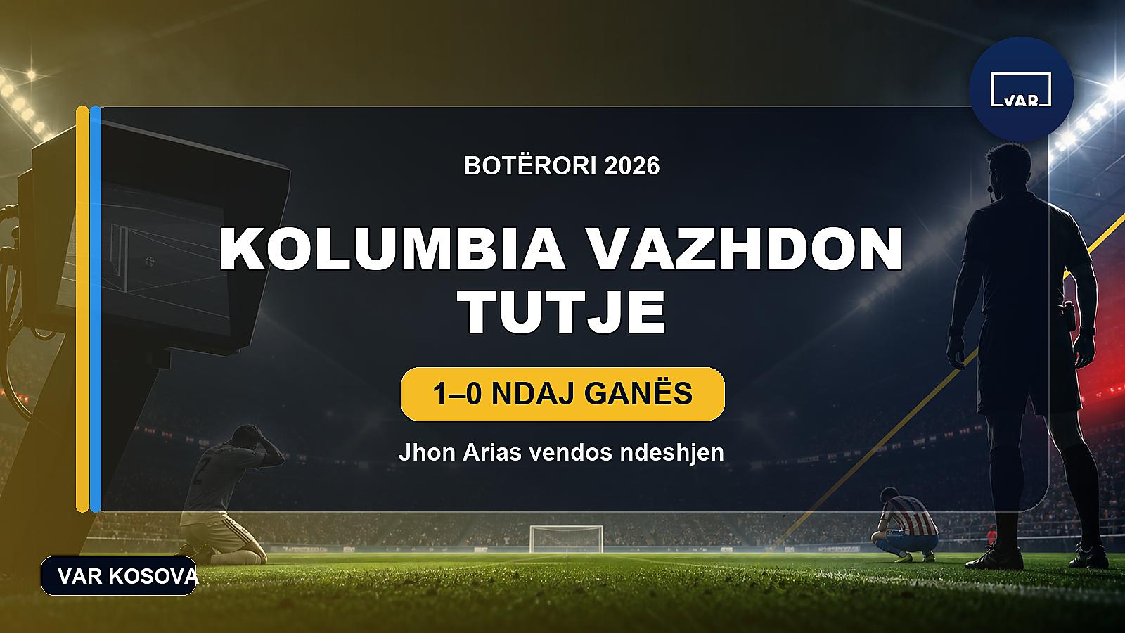 Kolumbia vazhdon tutje, Jhon Arias vendos ndaj Ganës