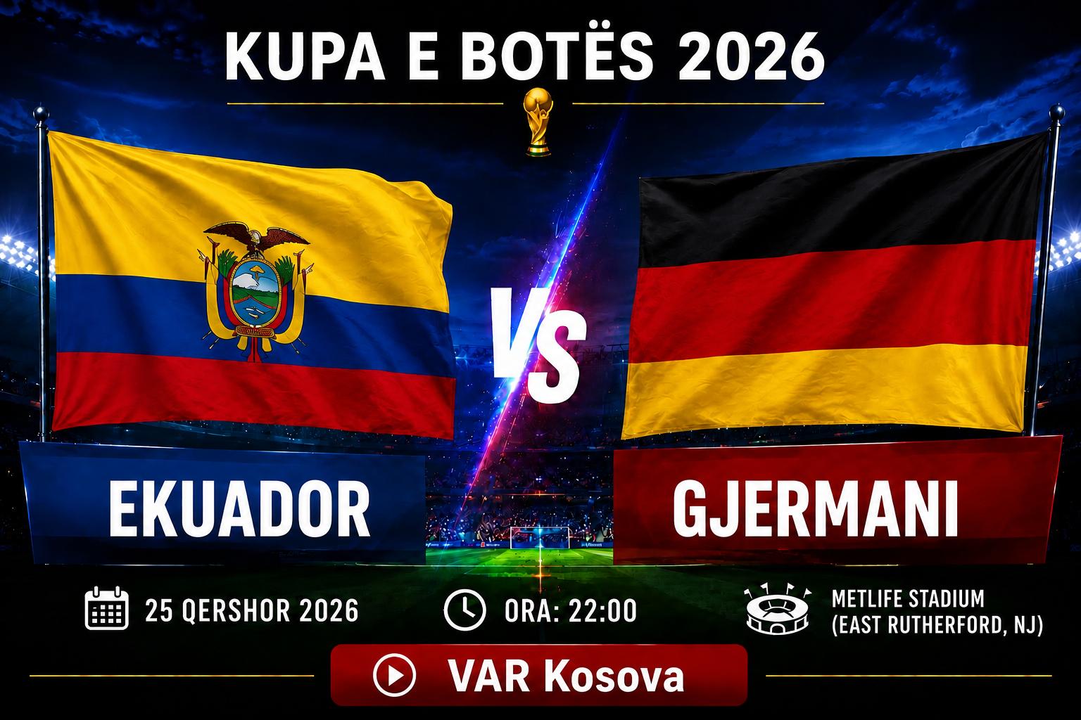 Ekuadori sfidon Gjermaninë për mbijetesë në botëror