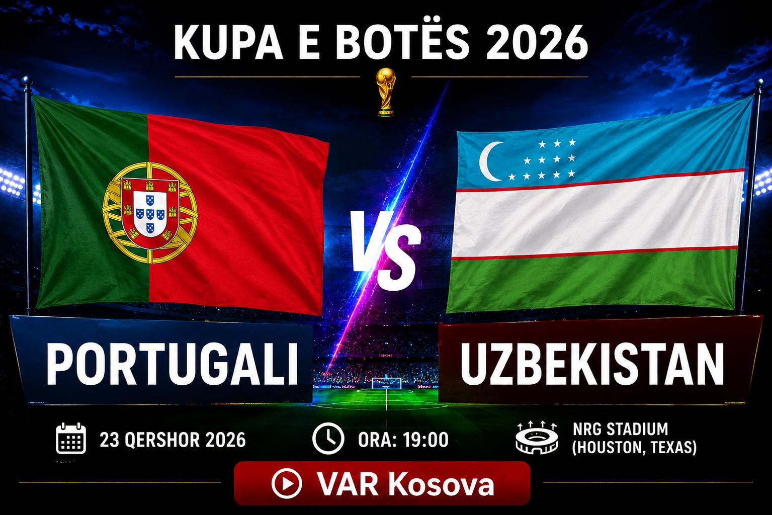 Portugalia kërkon fitoren e parë ndaj Uzbekistanit