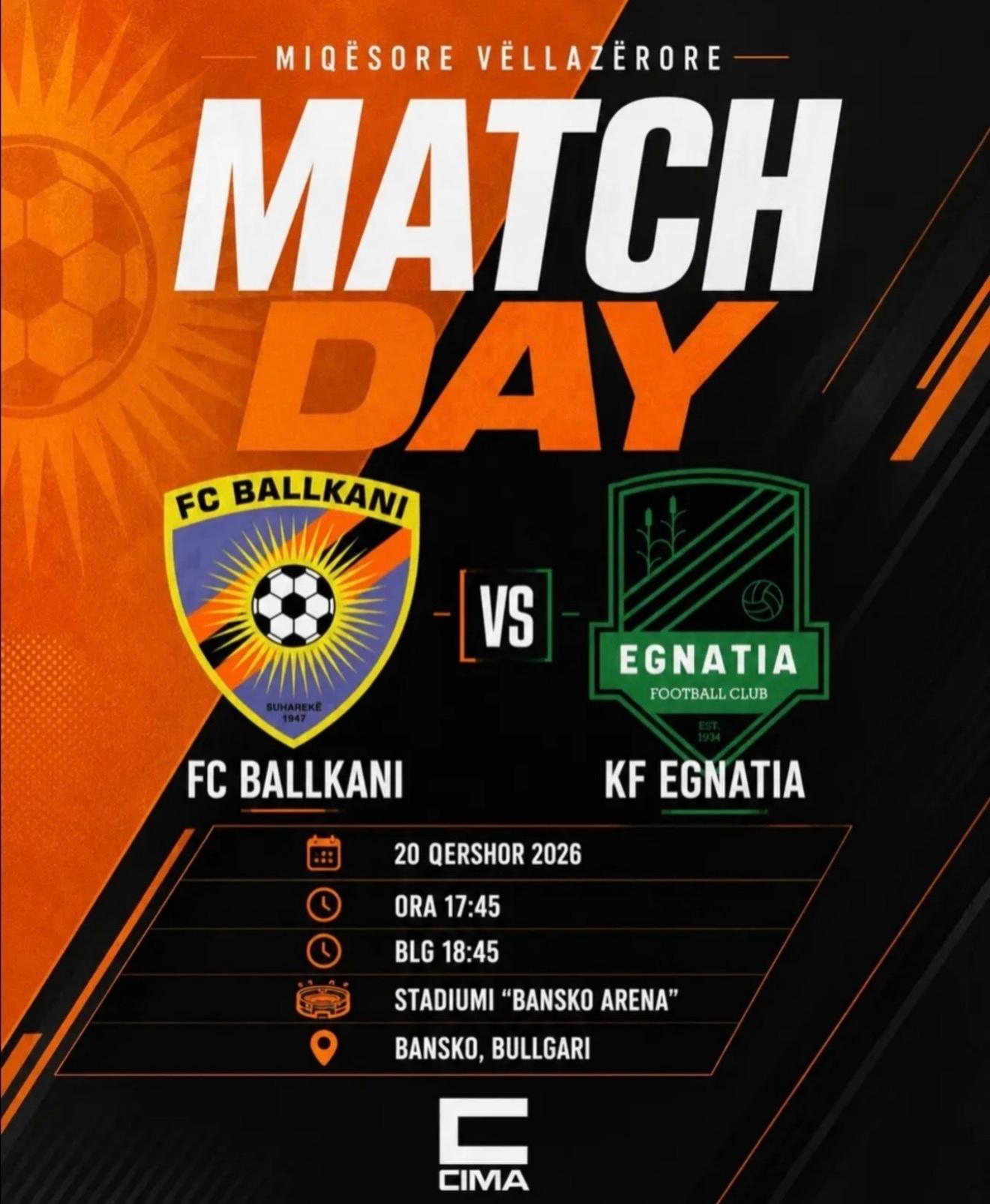 Një miqësore vëllazërore, Ballkani-Egnatia